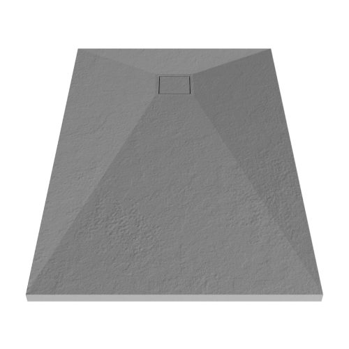 Welland kőhatású zuhanytálca szifonnal 70 x 110 cm - szürke (GT-11070SS)