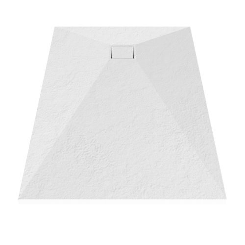 Kőhatású zuhanytálca - 70 x 110 cm - fehér