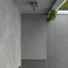 Kőhatású zuhanytálca - 90 x 160 cm - szürke