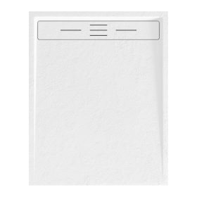 Kőhatású zuhanytálca - 70 x 90 cm - fehér