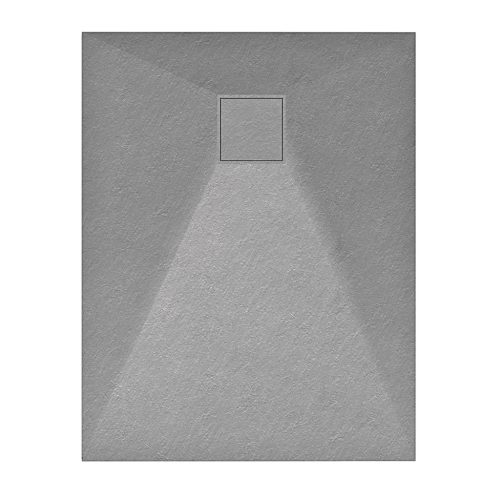 Kőhatású zuhanytálca - 70 x 90 cm - szürke