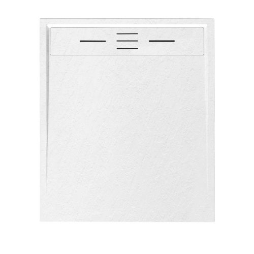 Kőhatású zuhanytálca - 80 x 90 cm - fehér