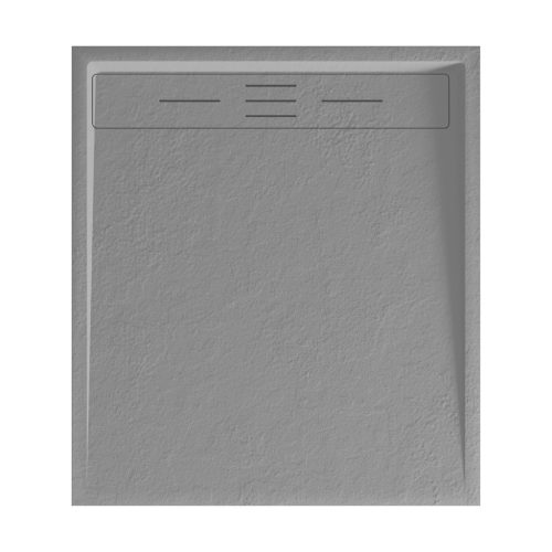 Kőhatású zuhanytálca - 80 x 90 cm - szürke