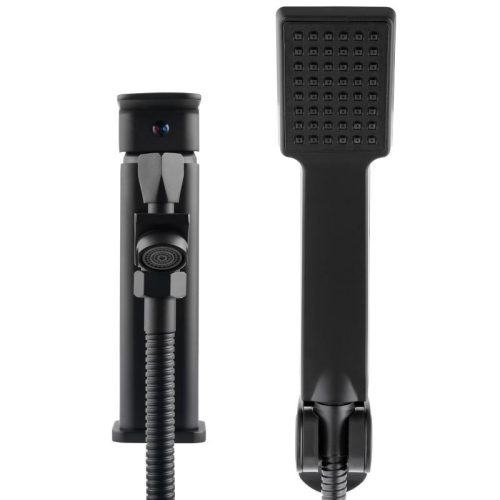 Welland Smart 2in1 mosdó/kád csaptelep + zuhanyrózsa - fekete