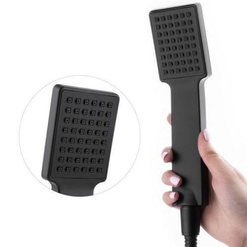 Welland Smart 2in1 mosdó/kád csaptelep + zuhanyrózsa - fekete