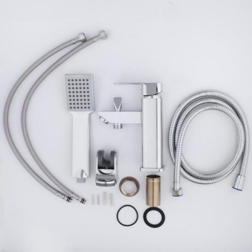 Welland Smart 2in1 mosdó/kád csaptelep + zuhanyrózsa - króm