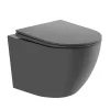 Welland Primo Rimless fali WC csésze + soft-close slim WC ülőke - szürke