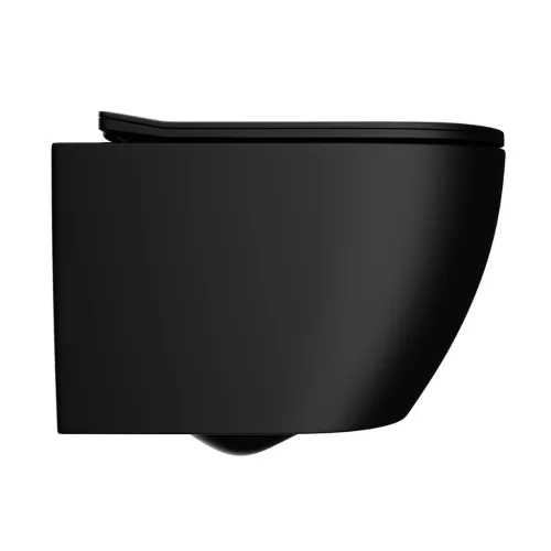 Welland Primo Tornado fali WC csésze + soft-close slim WC ülőke - fekete