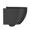 Welland Primo Rimless fali WC csésze + soft-close slim WC ülőke - fekete