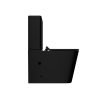 Welland H-7102 Tornado kompakt/monoblokk WC szett + soft-close slim WC ülőke - fekete