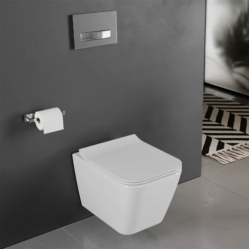 Welland Cono Rimless fali WC csésze + soft-close slim WC ülőke