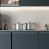 Klausberg fazék 7L, Ø22 cm- rozsdamentes acél, edzett üveg fedő (KB-7162)