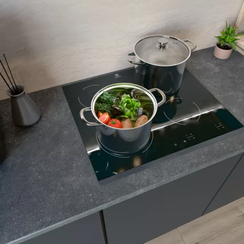 Klausberg fazék 7L, Ø22 cm- rozsdamentes acél, edzett üveg fedő (KB-7162)