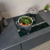 Hannsberg lábos 5.8L - Ø24 cm- rozsdamentes acél - edzett üveg fedő