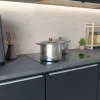 Hannsberg lábos 5.8L - Ø24 cm- rozsdamentes acél - edzett üveg fedő