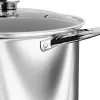 Hannsberg lábos 5.8L - Ø24 cm- rozsdamentes acél - edzett üveg fedő