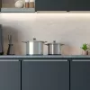 Hannsberg lábos 5.8L - Ø24 cm- rozsdamentes acél - edzett üveg fedő