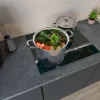 Hannsberg fazék 10L - Ø28 cm- rozsdamentes acél - edzett üveg fedő