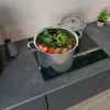 Hannsberg fazék 10L - Ø28 cm- rozsdamentes acél - edzett üveg fedő