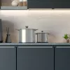 Hannsberg fazék 10L - Ø28 cm- rozsdamentes acél - edzett üveg fedő