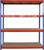 Intenso Heavy-Duty fém polc- 180 x 180 x 60 cm (4 polc)