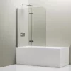 Kádparaván 80 x 140 cm  Welland Classico L5001 - króm profil