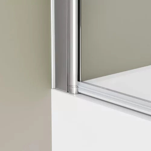 Kádparaván 80 x 140 cm  Welland Classico L5001 - króm profil