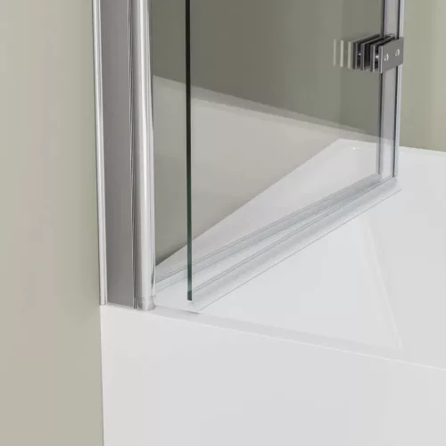 Kádparaván 80 x 140 cm  Welland Classico L5001 - króm profil
