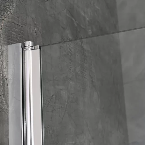 Kádparaván 80 x 140 cm  Welland Classico L5001 - króm profil
