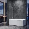 Kádparaván 80 x 140 cm  Welland Classico L5001 - króm profil