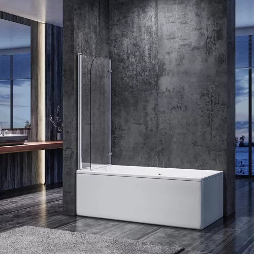 Kádparaván 80 x 140 cm  Welland Classico L5001 - króm profil