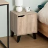 Intenso Compact éjjeliszekrény (sonoma tölgy)