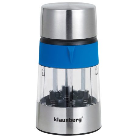 Klausberg 3in1 3 részes só- és borsőrlő - kék / inox (KB-7020B)