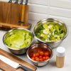 Klausberg salátástál készlet 3 darabos rozsdamentes acél