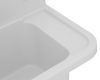 LAVRE falikút - háztartási mosogató + szifon (fehér)