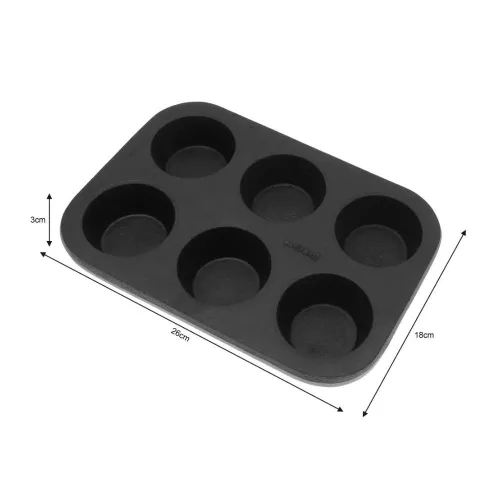 Kinghoff muffin sütőforma 6 darabos (KH-1199)