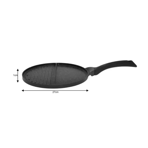 Kinghoff tapadásmentes 2in1 serpenyő - indukciós főzőlaphoz - 27 cm (KH-1364)