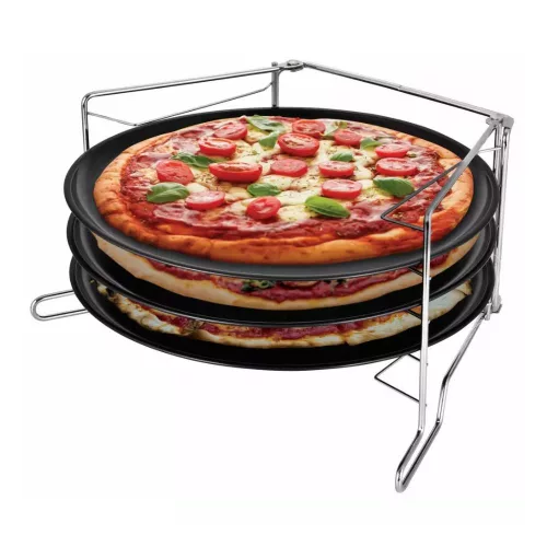 Kinghoff 4 részes pizzaforma tapadásmentes bevonattal - Ø32 cm (KH-1480)