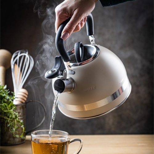 Kinghoff teáskanna, sípszóval - 1.8L - bézs (KH-1854)