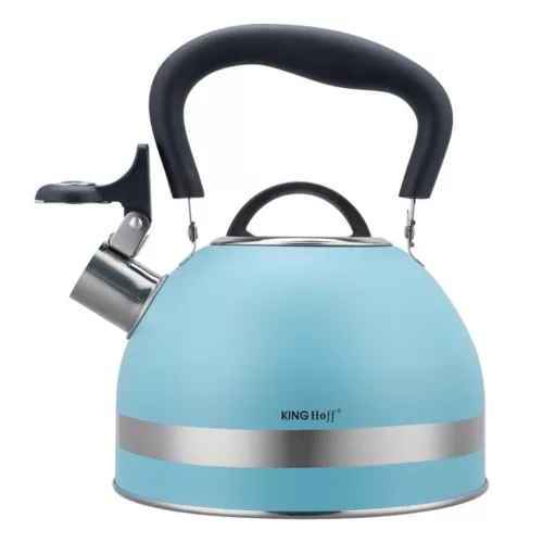 Kinghoff teáskanna, sípszóval - 1.8L - kék (KH-1857)