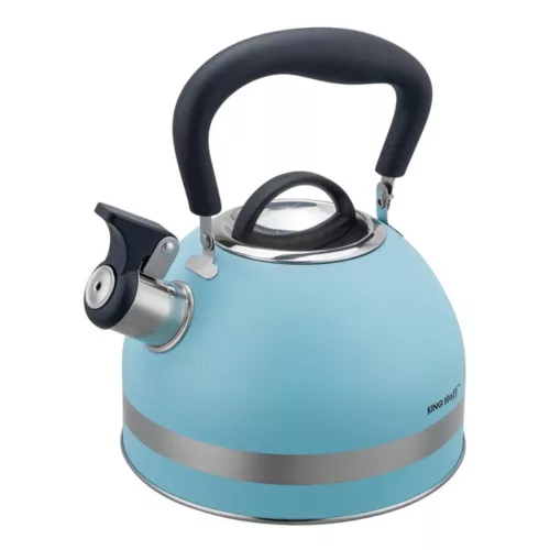 Kinghoff teáskanna, sípszóval - 1.8L - kék (KH-1857)