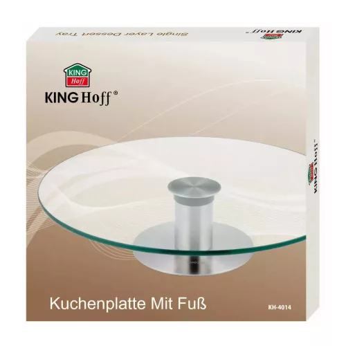 Kinghoff tortatartó / desszert tartó - 30 cm (KH-4014)