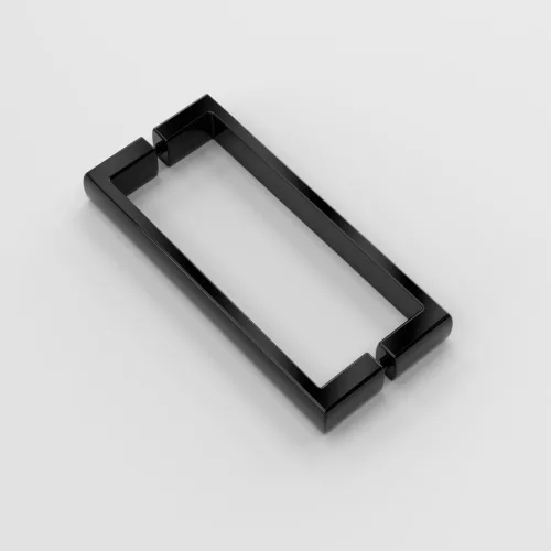 Zuhanykabin 90 x 90 cm Welland Kyoto - fekete profil