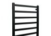 Weberg LUGO Design Törölközőszárítós Radiátor 150x50 cm (Fekete)
