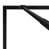 Welland Montana walk-in zuhanyfal 60 x 195 cm - fekete profil