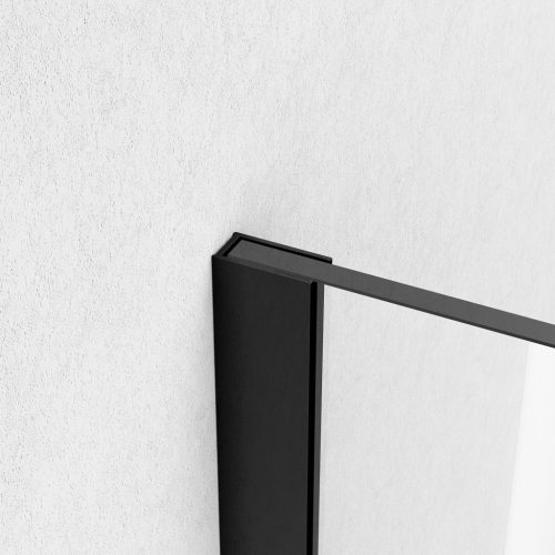 Welland Vista walk-in zuhanyfal 120 x 195 cm - fekete profil