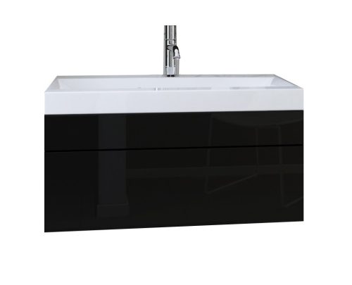 Fürdőszoba bútor kerámia mosdóval szifonnal - 60 cm