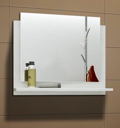 Fürdőszoba tükör fehér - 60 cm