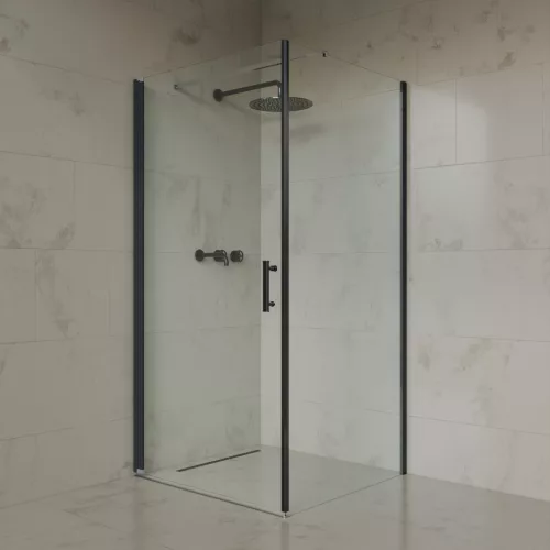 Welland RSQA-9090 zuhanykabin - 90 x 90 cm - fekete profil