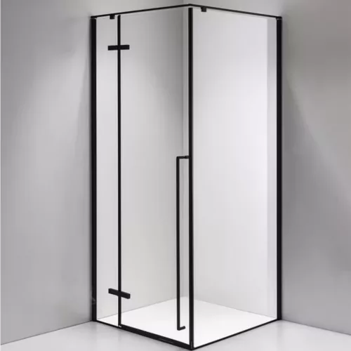 Welland Luxury-Line Como zuhanykabin - 90 x 90 cm - fekete profil